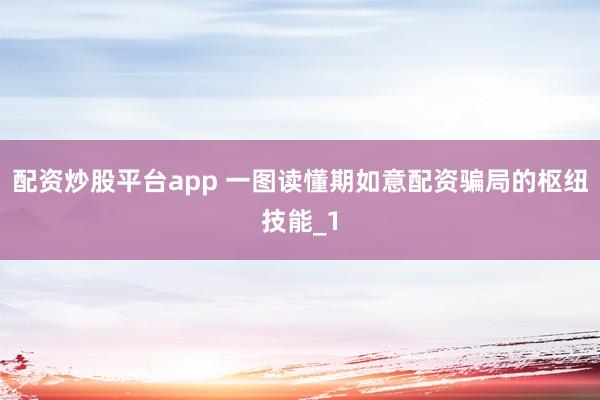 配资炒股平台app 一图读懂期如意配资骗局的枢纽技能_1